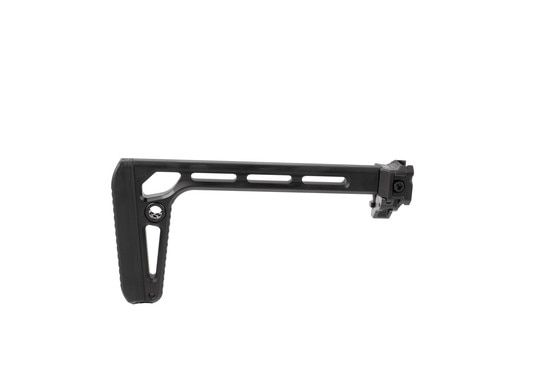 Minimalist Plus Folding Stock for MCX/MPX from SIG Sauer has a rubber butt pad for comfort
